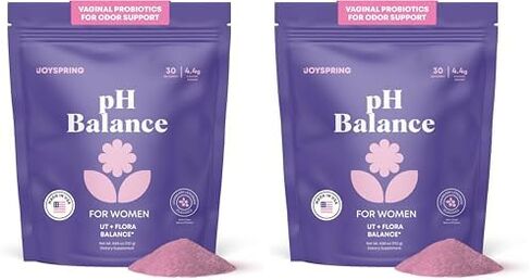 JoySpring pH Balance Vaginal Probiotic Powder for Women | Lactobacillus Acidophilus + D-Mannose with Cranberry Supplement | Supports Vaginal Flora, Freshness & Urinary Tract Health in Saudi Arabia