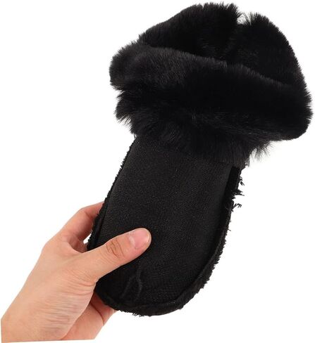 1pair Fleece Lined Warmth Detachable Plush Liners for Winter Shoes Windproof Boot Insoles Furry Slippers Inserts in Kuwait