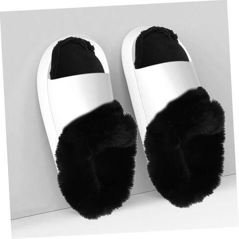 1pair Fleece Lined Warmth Detachable Plush Liners for Winter Shoes Windproof Boot Insoles Furry Slippers Inserts in Kuwait