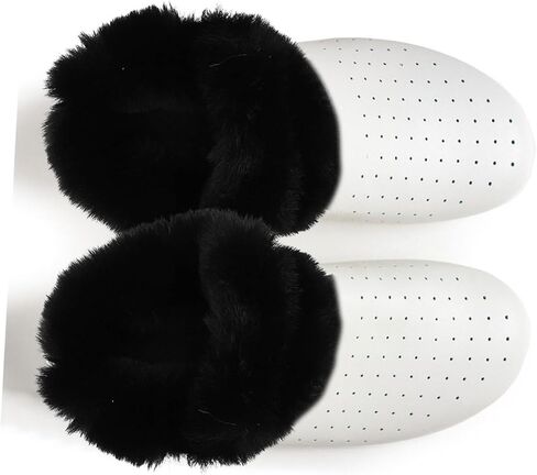 1pair Fleece Lined Warmth Detachable Plush Liners for Winter Shoes Windproof Boot Insoles Furry Slippers Inserts in Kuwait