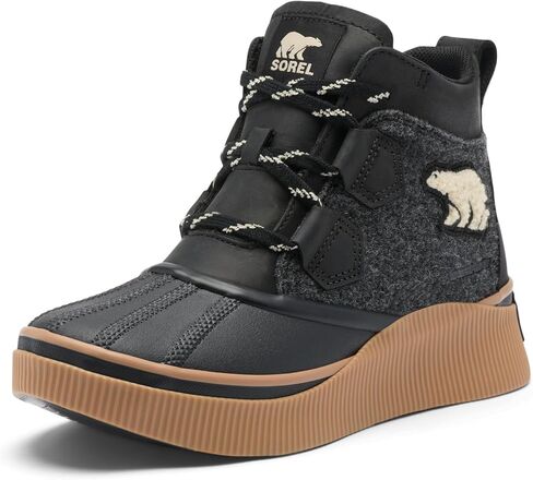 Sorel Women's Out N About IV Classic Waterproof, Black/Gum 2, 12 Regular in Kuwait
