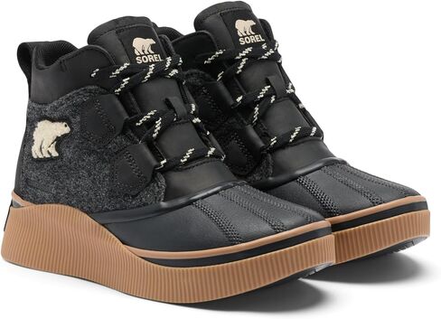 Sorel Women's Out N About IV Classic Waterproof, Black/Gum 2, 12 Regular in Kuwait