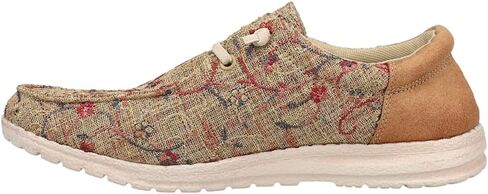 ROPER Womens Hang Loose Floral Slip On Flats Casual - Brown in Kuwait