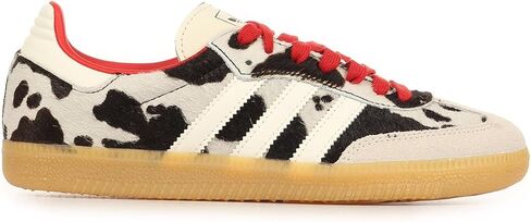 adidas Samba Og W Women's 3-Stripes Cow Print Retro Cont Trainers (White Black, US 9) in Kuwait