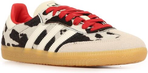adidas Samba Og W Women's 3-Stripes Cow Print Retro Cont Trainers (White Black, US 9) in Kuwait