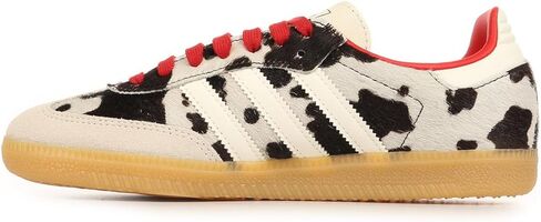 adidas Samba Og W Women's 3-Stripes Cow Print Retro Cont Trainers (White Black, US 9) in Kuwait