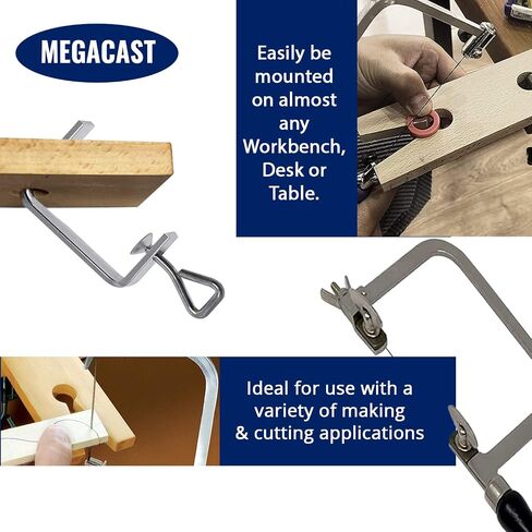 3 in 1 Professional Jeweler's Saw Set Saw Frame 144 Blades Wooden Pin Clamp Wood Metal in Kuwait