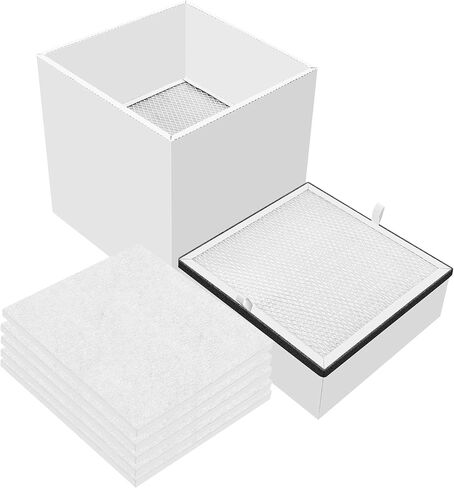 Replaceable H13 Filter Compatible with FumeClear FC2004 Fume Extractor | 1st&2nd&3rd Layer Pre-Filter Hepa Carbon Filter (1+5 Sets) in Kuwait