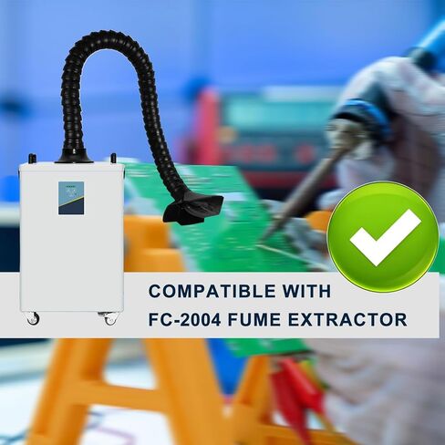 Replaceable H13 Filter Compatible with FumeClear FC2004 Fume Extractor | 1st&2nd&3rd Layer Pre-Filter Hepa Carbon Filter (1+5 Sets) in Kuwait