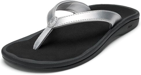 OluKai Ohana Lahi Women's Sandals, Water Resistant Flip Flops with Thin Strap & Arch Support, Lightweight Comfort for Beach & Travel, Enhanced Traction for Wet Surfaces in Kuwait