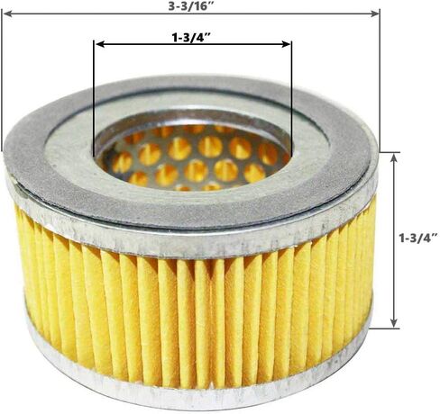 Interstate Pneumatics SA13F Compressor Air Paper Filter ELEMENT ONLY for SA13 in Kuwait