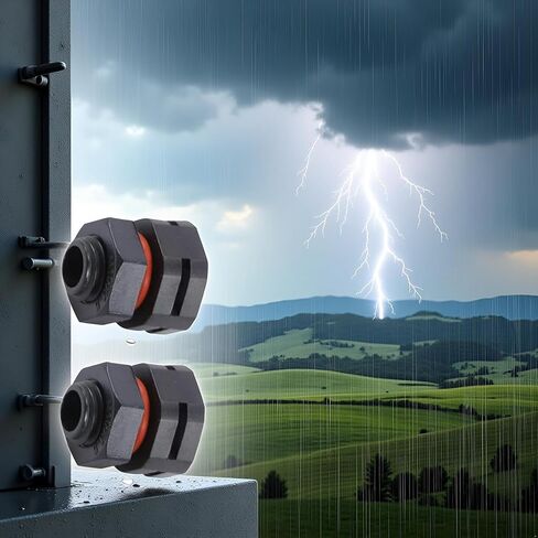 4Pcs Black Dustproof Waterproof IP68 Breather Screw Air Vent, M12x1.5 Pressure Reducing Valve, Lighting Breather Plug for Moisture and Pressure Control Venting Screw for Outdoor Electrical Enclosures in Kuwait