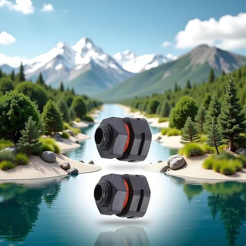 4Pcs Black Dustproof Waterproof IP68 Breather Screw Air Vent, M12x1.5 Pressure Reducing Valve, Lighting Breather Plug for Moisture and Pressure Control Venting Screw for Outdoor Electrical Enclosures in Kuwait