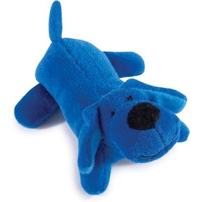 لعبة الكلاب Plush Neon Lil Yelpers من شركة Zanies, Blue in Kuwait
