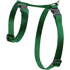 سرج LupinePet Basics مقاس 1/2 بوصة باللون الأخضر مقاس 9-14 بوصة على شكل حرف H للحيوانات الأليفة الصغيرة in Kuwait