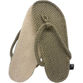 Nomadic State of Mind Flip Flop Thong Rope Sandals for Women Men, Handmade Lightweight Vegan Sandals with Non-Slip Sole, Unisex Beach Walking Shoes in Kuwait