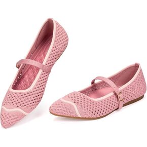 Frank Mully Mesh Ballet Flats for Women Comfy Washable Flexible Breathable Casual Work Office Walk Pointed Toe Ballerina Shoes in Kuwait