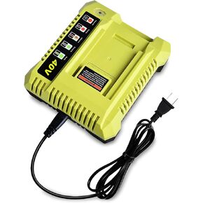 40V Fast Charger OP401 Compatible with Ryobi 40V 6Ah OP40601 OP40602 5.0Ah OP4050A 2.6Ah 2.0Ah OP40201 7.5Ah OP4075 4.0Ah OP4040 OP40404 Lithium Battery Charger OP401 OP403 OP404 OP406 OP407A in Kuwait