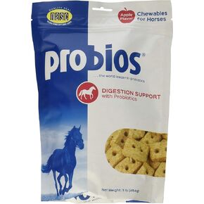 (3 Pack) Probios Probiotic Treats For Horses, Apple Flavor, 1 Pound Each in Saudi Arabia