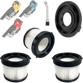 3 Pack Replacement HEPA Filters with Holder, Compatible with KXX KXHV-3 Cordless Handheld Vacuum, also Works with Vijezoy, WISLET, Rueqior, DEMIMA, LITEKON, Fledukten, Brngeqi and Tsu‌Icaty Vacuum. in Saudi Arabia