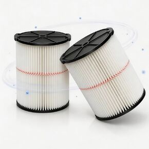 2 Pack Replacement Filter for Craftsman CMXZVBE38754,Red Stripe General | Filter for Most 5 to 20 Gallon Shop Vacuums, Replaces # 009-38754, Easy Installation,Traps General Debris,Wet Dry Vac Filter in Saudi Arabia