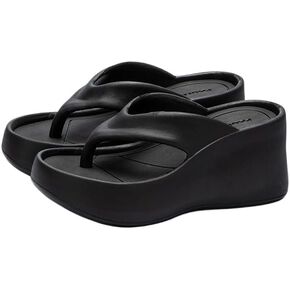 Womens EVA Flip Flop Slip on Platform Sandals, Height Platform Flip Flops for Women in Kuwait