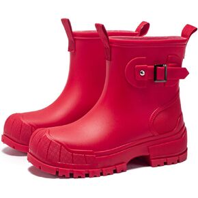 Waterproof Rain Boots Lightweight Outdoor Garden Fishing Ankle Booties for Women with Slip Resistant Rubber Sole in Saudi Arabia