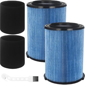 2 Packs VF5000 Filter Replacement for Ridgid Shop Vacuum Filter 5-20 Gallon WD06700 WD0671 WD0970 WD09700 WD1270 WD1450 WD1680 WD1851 RV2400A WD0970M0 WD0970EX0 RV2400HF RV2600B in Kuwait