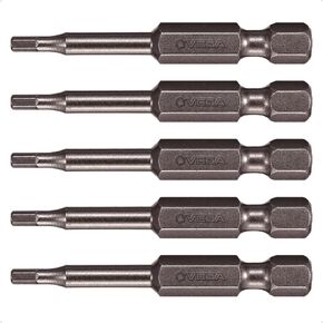VEGA 3/32" Hex Screwdriver Bits. Professional Grade Allen Wrench Hex 3/32", 2 Inch Impact Bits. 150H0664A-5 (Pack of 5) in Kuwait