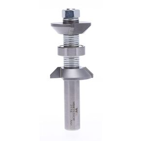 Whiteside 2174 Double Chamfer Router Bit: 45 Degree Radius, 1-3/8 Inch Large Diameter, 1/2 Inch Shank, 3-3/4 Inch Overall Length in Kuwait