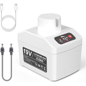 19V/8000mAh 152Wh Compatible with Starlink Mini Battery Pack (8-Hour Battery Life), with DC & Type-C Ports, Rechargeable Outdoor Power Supply for Star-Link Mini Dish, Camping & Travel in Kuwait