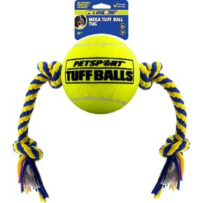 PetSport 3 Pack of Tuff Ball Tennis Balls for Dogs, 2.5 Inch, Won't Wear Down Teeth in Saudi Arabia