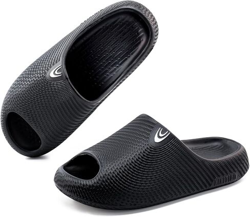 Cloud Platform Slide Sandals for Women Men with Arch Support, Cushioned Pillow Slippers for Foot Fatigue Relief, Non-Slip Anti-Squeak House Shoes for Indoor Outdoor in Kuwait