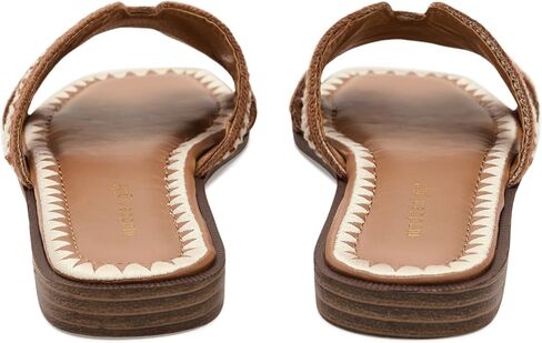 Madden Girl Women's Haileyy Slide Sandal, Natural, 8 in Kuwait