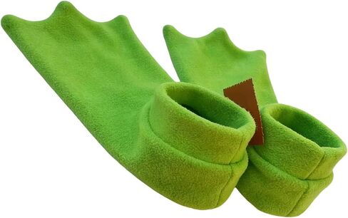 Green Frogs Feet Slippers, Winter Animal Slippers. Slippers Novelties Animal Costume House Shoes for Living Room, Bedroom, Kitchen, Halloween, Birthday, Party in Kuwait