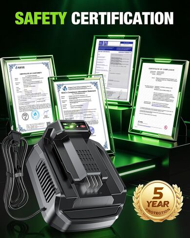 56V 4.0A Fast Battery Charger Replacement for EGO 56V Battery Charger CH2100 CH5500 CH8000 Series, Compatible with EGO 56V Battery BA1400T BA2800T BA4200T BA5600T in Kuwait