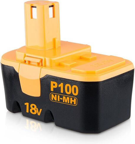 FERRYBOAT Upgraded 4800mAh P100 Replacement for 18V Ryobi Battery P100 P101 ABP1801 ABP1803 BPP1820 Compatible with 130224028 130224007 Cordless Power Tools(2 Packs) in Kuwait