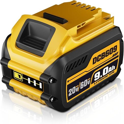 9000mAh DCB609 Replacement for Dewalt 20V/60V Max Battery DCB606 DCB612, Compatible with Dewalt 60 Volt Cordless Power Tools and Chargers in Kuwait