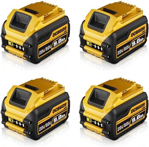 9000mAh DCB609 Replacement for Dewalt 20V/60V Max Battery DCB606 DCB612, Compatible with Dewalt 60 Volt Cordless Power Tools and Chargers in Saudi Arabia