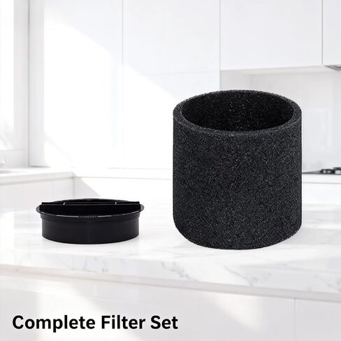 Black Replacement Filter Retainer Cover for Shop Vac 90304 Filter, Compatible with Wet and Dry Vacuum Cleaners, Model #3008000 (B) in Kuwait