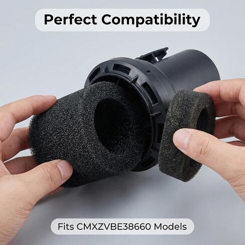 Muffler Diffuser Foam Wet/Dry Vac Attachment, Black, Model CMXZVBE38660, 6 Pack in Kuwait