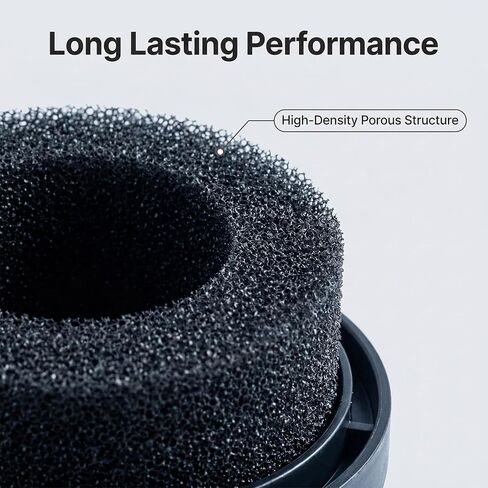 Muffler Diffuser Foam Wet/Dry Vac Attachment, Black, Model CMXZVBE38660, 6 Pack in Kuwait