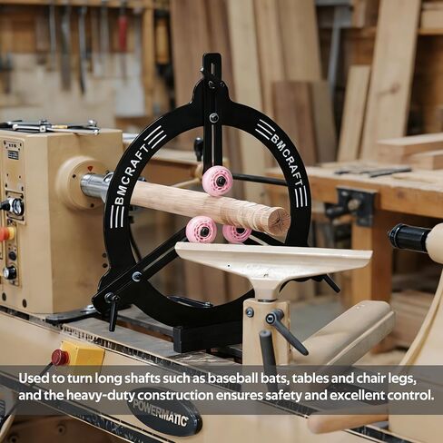 Woodturning Steady Rest MC-FS11 for 18inch,20inch and 22inch Swing Size Lathe for Spindle Woodturning, Wood lathe accessory, tools. in Kuwait