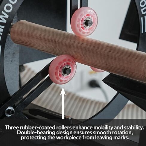 Woodturning Steady Rest MC-FS11 for 18inch,20inch and 22inch Swing Size Lathe for Spindle Woodturning, Wood lathe accessory, tools. in Kuwait