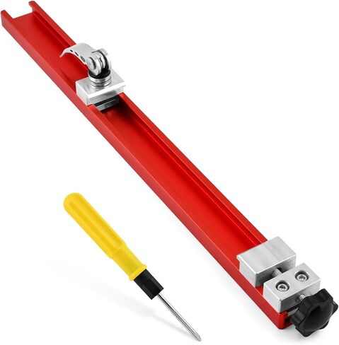 Circular Saw Guide Rail Fits 12" Saw Base, Aluminum Precision Adjustable Cutting Machine Base Guide for Woodworking, Electric Circular Guid-e Clamp for Cutting and Milling Tasks in Kuwait