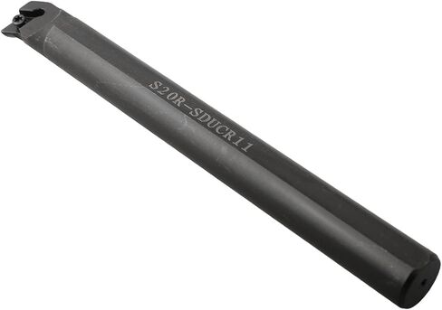 S20R-SDUCR11 Lathe Turning Boring Bar 20x200mm with 10pcs DCMT11T304 Carbide Inserts, T15 Wrench Included for Semi-Finishing and Finishing Steel Cutting Operations in Kuwait