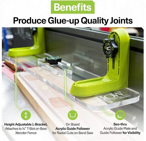 BOW Products XT L-Fence - For Use with Table Saws and Band Saws in Kuwait