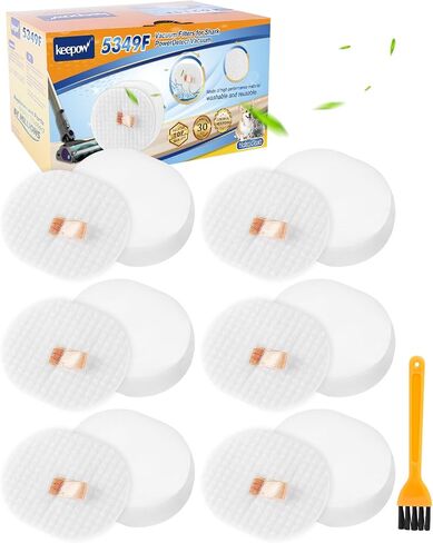KEEPOW Vacuum Filters Compatible with Shark Cordless PowerDetect Clean IP3251, IP3251C​, IP3252, IP3124, IP3225, IA3241, Part #XPRMFIP1000, 6 Pack in Kuwait