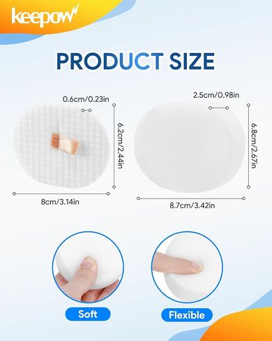 KEEPOW Vacuum Filters Compatible with Shark Cordless PowerDetect Clean IP3251, IP3251C​, IP3252, IP3124, IP3225, IA3241, Part #XPRMFIP1000, 6 Pack in Kuwait