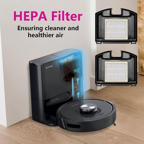 chuancheng 4PCS Filters for Shark RV2310 Matrix Robot Vacuum Cleaner Replacement in Kuwait